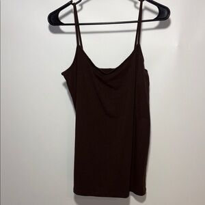 No Boundaries Brown cami Tank